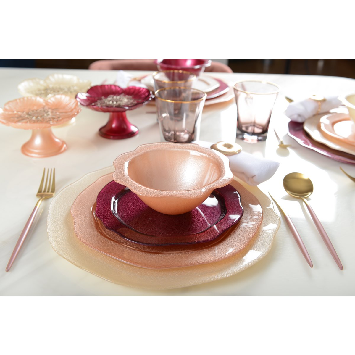 Lachsfarbene Suppenschale – CozyVibe.eu
