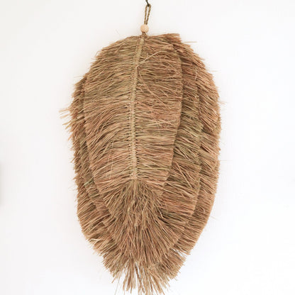 TIPIN Wall Decor raffia basket wall hanging for boho home style