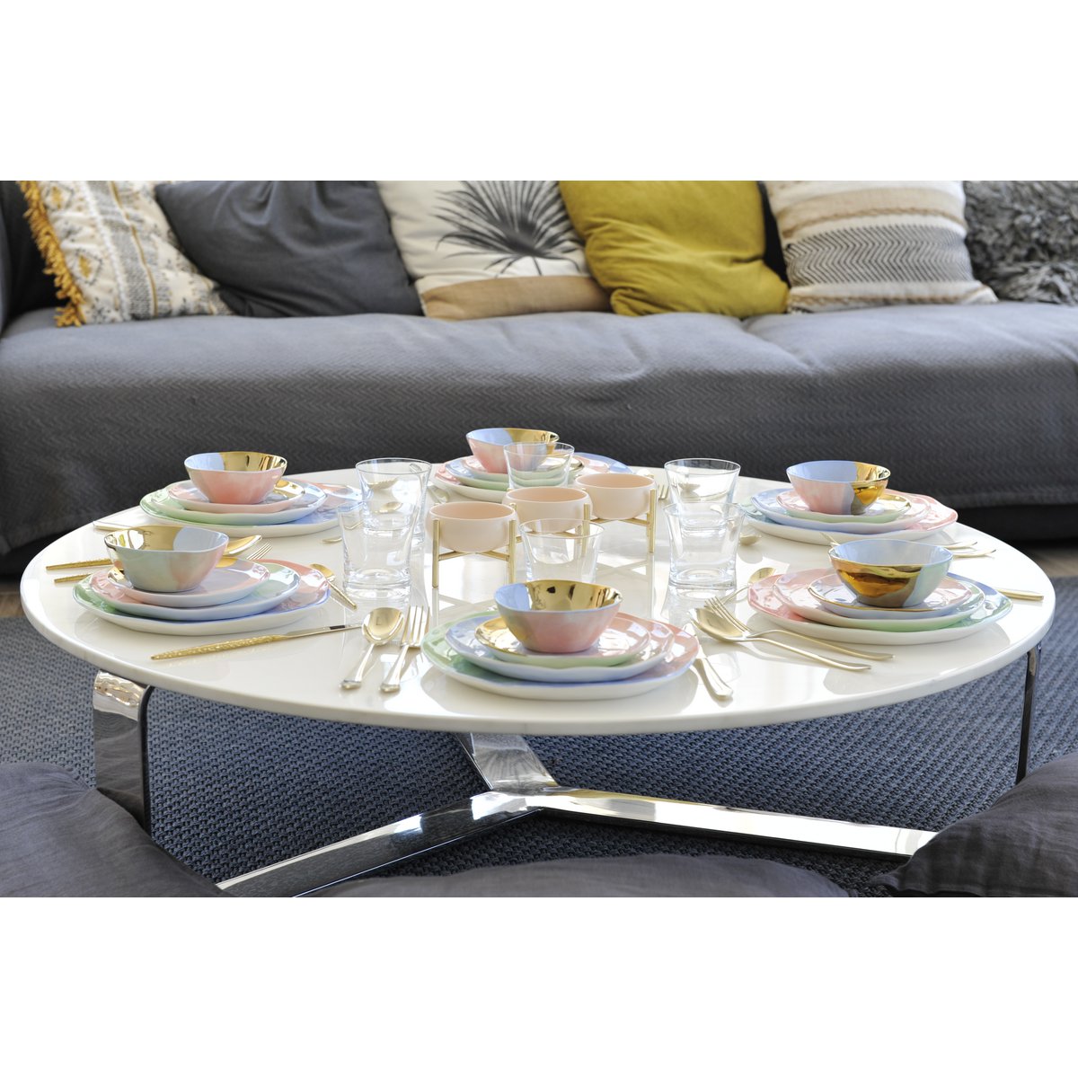 Dreifarbige Schale – CozyVibe.eu
