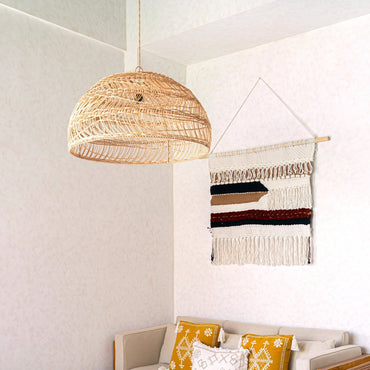 UDARA cotton wall hanging, handmade macrame decoration for bedroom or hallway