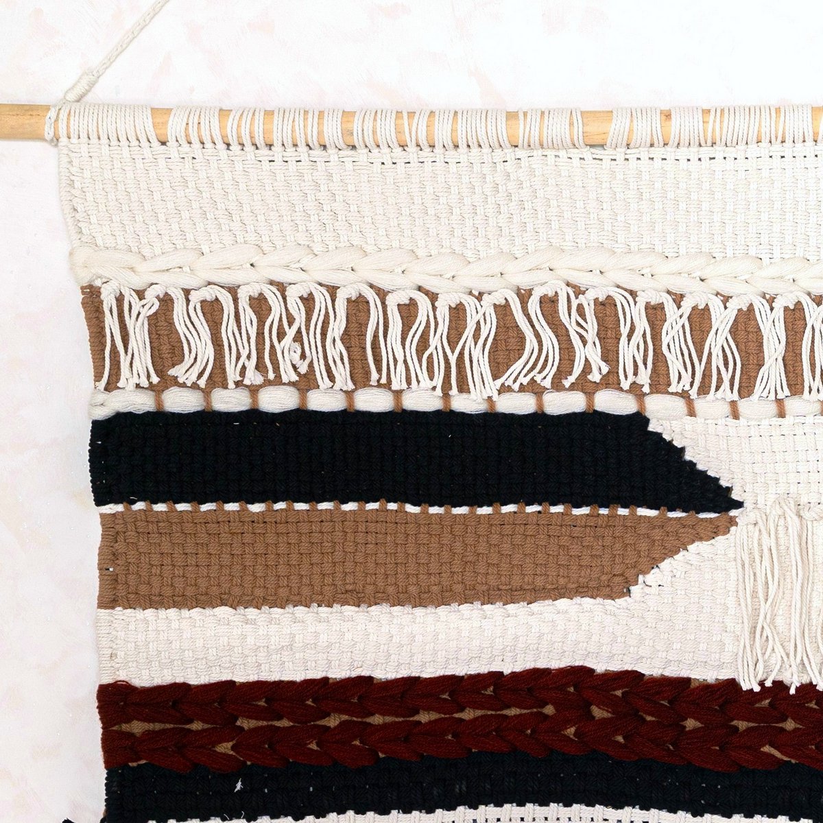 UDARA cotton wall hanging, large macrame wall art for modern interiors