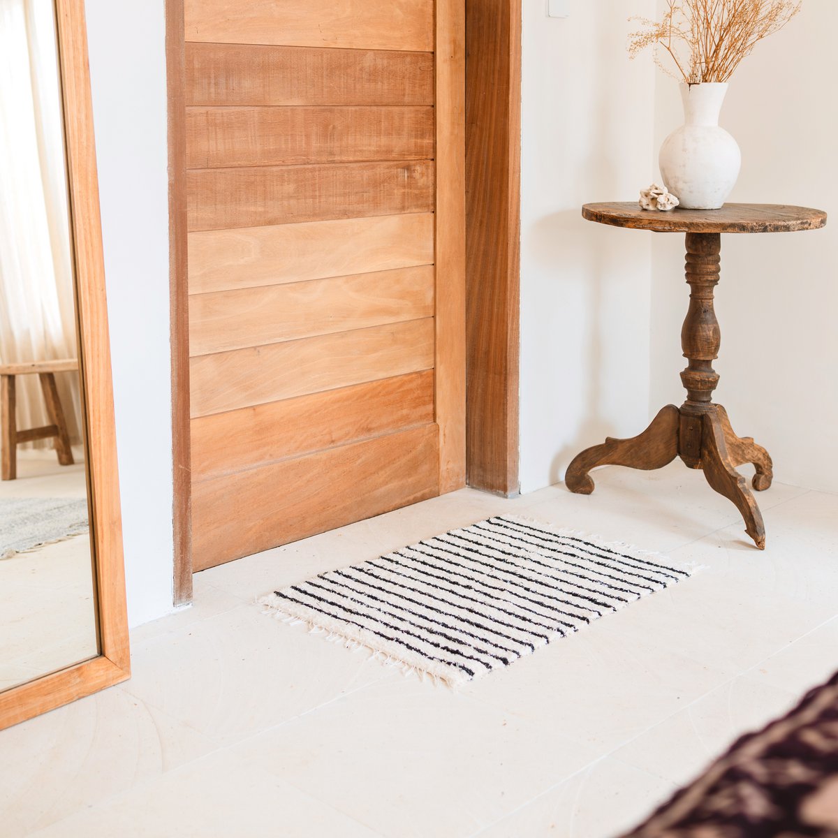 UNTUK Rug – Boho Cotton Runner 70x50 cm - CozyVibe.eu