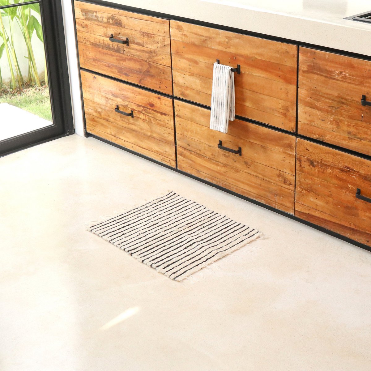 UNTUK Rug boho cotton basket perfect for hallway or bathroom