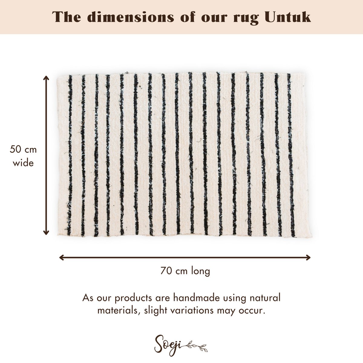 UNTUK Rug eco cotton basket handmade rug adds warmth and texture