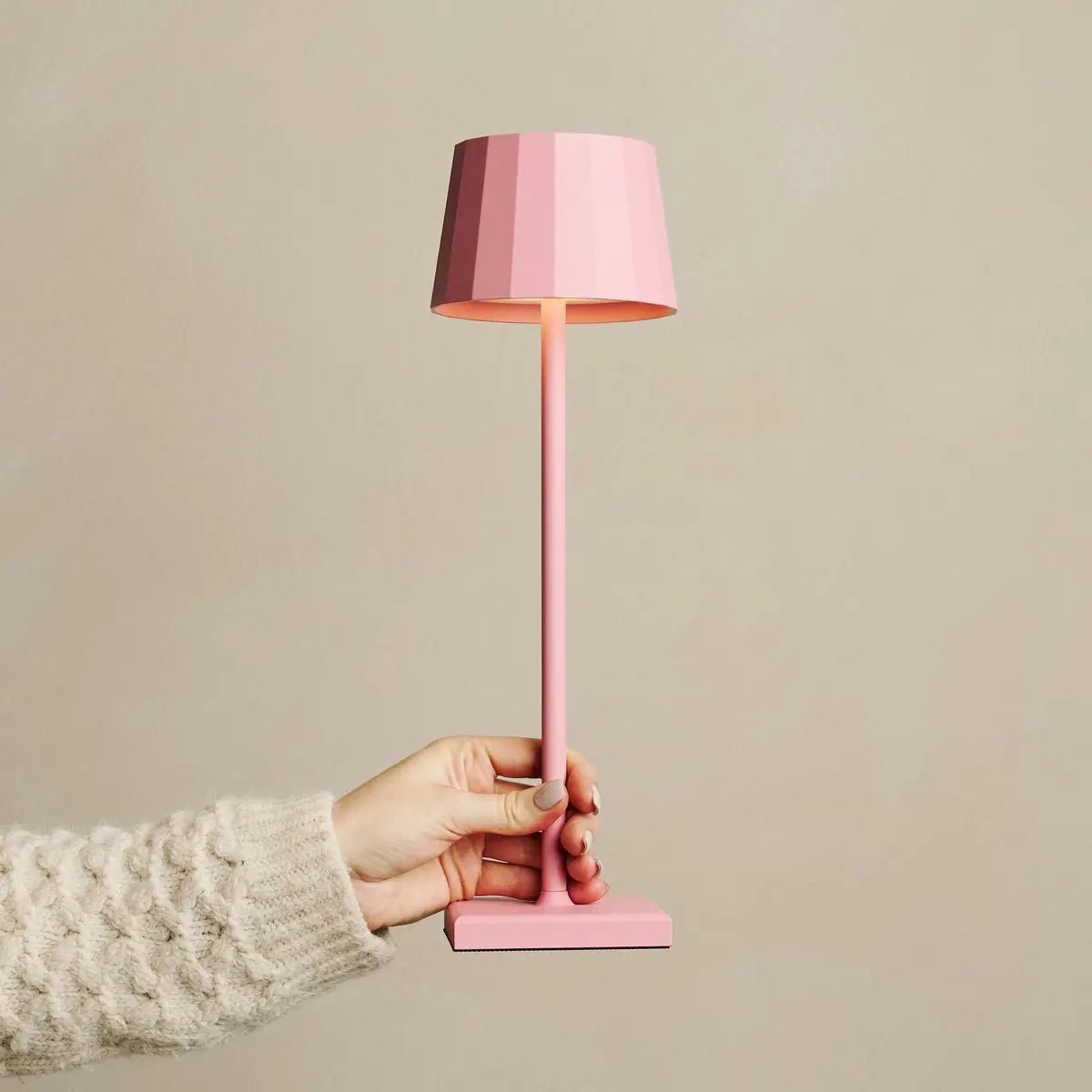 Wouter Flamingo Pink tafellamp – Oplaadbaar en dimbaar