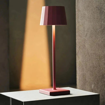 Wouter Flamingo Pink – Rechargeable Lamp – Dimmable cordless lamp with warm soft glow